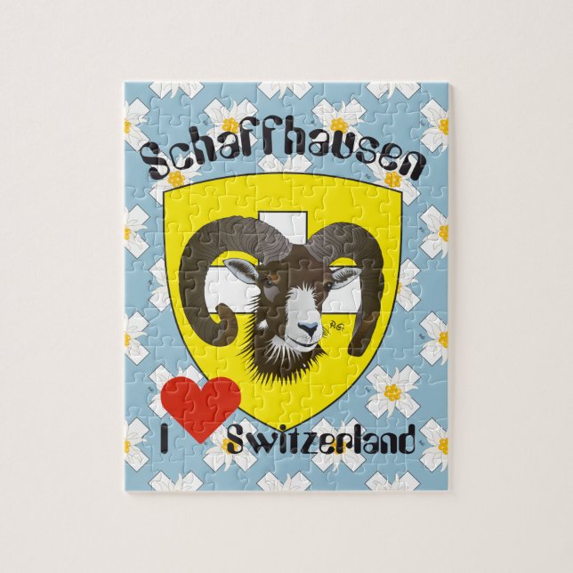 Schaffhausen Schweiz Suisse Svizzera Puzzles (Vertikal)