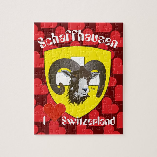 Schaffhausen Schweiz Suisse Svizzera Puzzles (Vertikal)