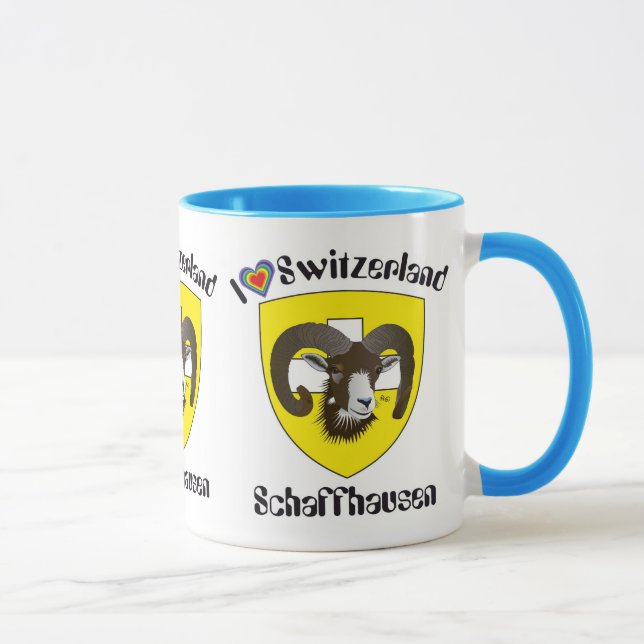 Schaffhausen Schweiz Suisse Svizzera Tasse (Rechts)