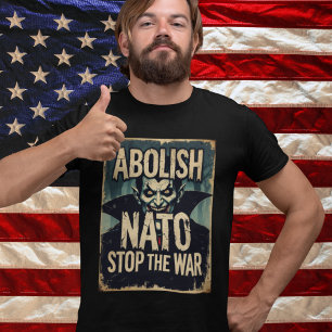 Schafft die NATO-Halloween-Vampir-Antikriegs-Fried T-Shirt