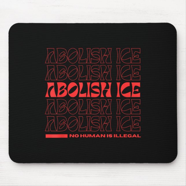 Schafft Eis-Einwanderungsproteste USA Los Angeles  Mousepad (Vorne)