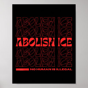 Schafft Eis-Einwanderungsproteste USA Los Angeles Poster