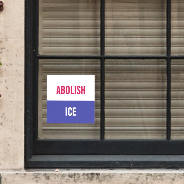 Schafft ICE ab Fensteraufkleber (Von Creator hochgeladen)