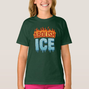 Schafft ICE ab – Fire vs Ice Protest T-Shirt