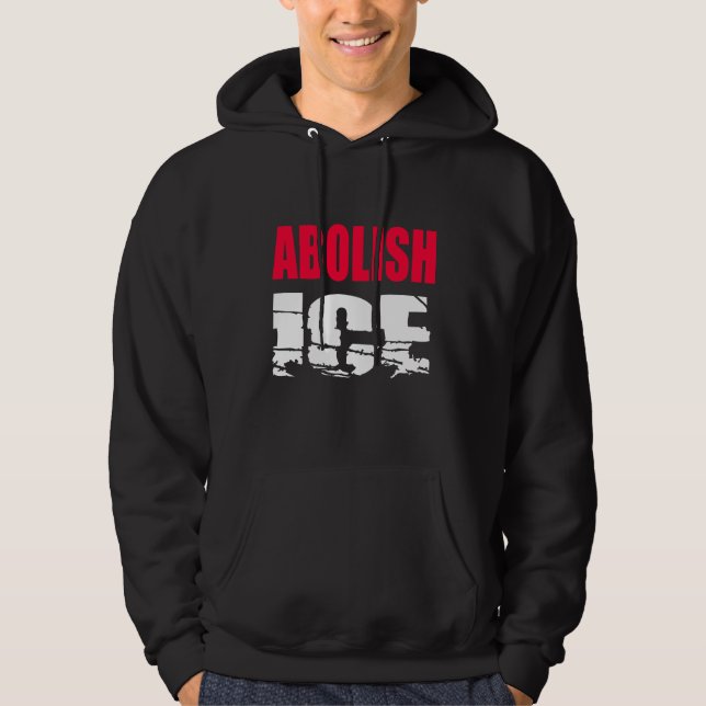 Schafft ICE ab Hoodie (Vorderseite)