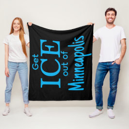 Schafft ICE aus [Ort] Fleecedecke