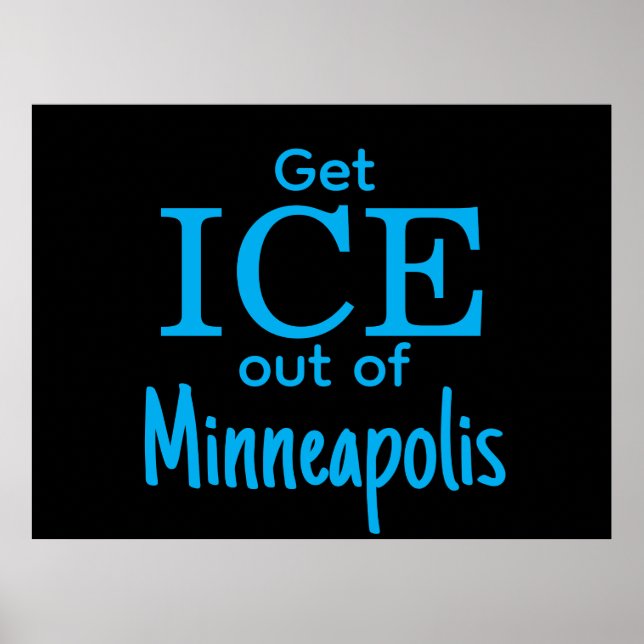 Schafft ICE aus [Ort] Poster (Vorne)