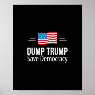 Schafft Trump ab - Rettet die Demokratie - Poster