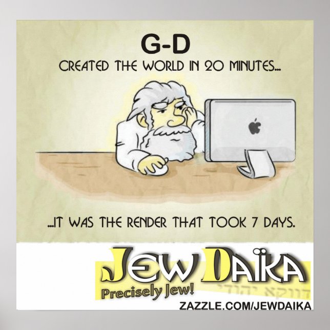 Schaffung der Welt Poster (Vorne)