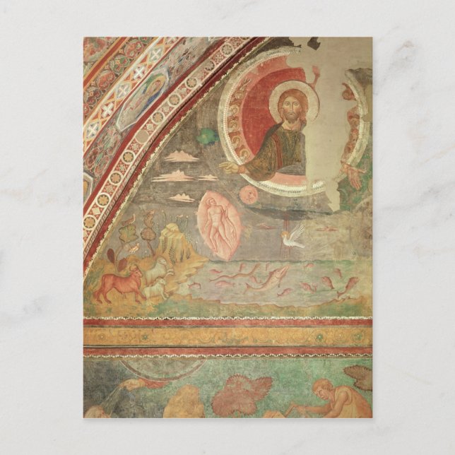 Schaffung der Welt Postkarte (Vorderseite)