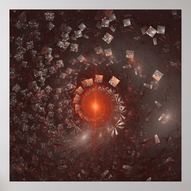 "Schaffung des Holografischen Universums 2" Poster (Vorne)