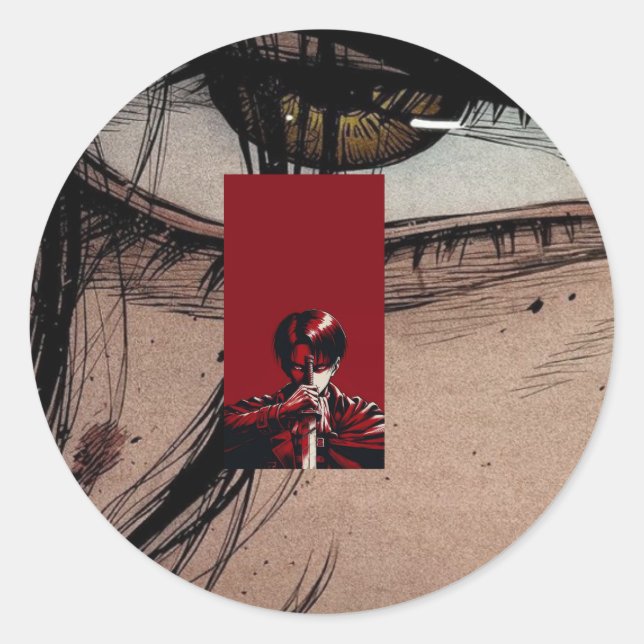 Schaffung eines Gefühls der Dringlichkeit und der  Runder Aufkleber (Vorderseite)