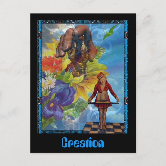 Schaffung Postkarte (Vorderseite)