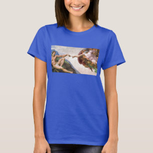 Schaffung von Adam durch Michelangelo T-Shirt