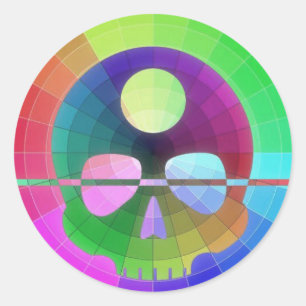 Schaffungs-Aufkleber Runder Aufkleber