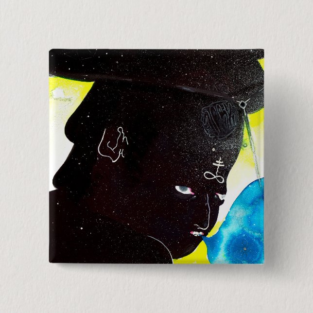 SCHAFFUNGS-KNOPF BUTTON (Vorderseite)