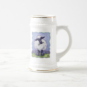 Schafgeschenke und -zubehör bierglas