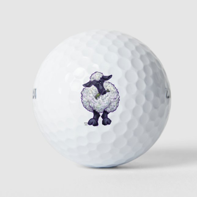 Schafgeschenke und -zubehör golfball (Vorderseite)