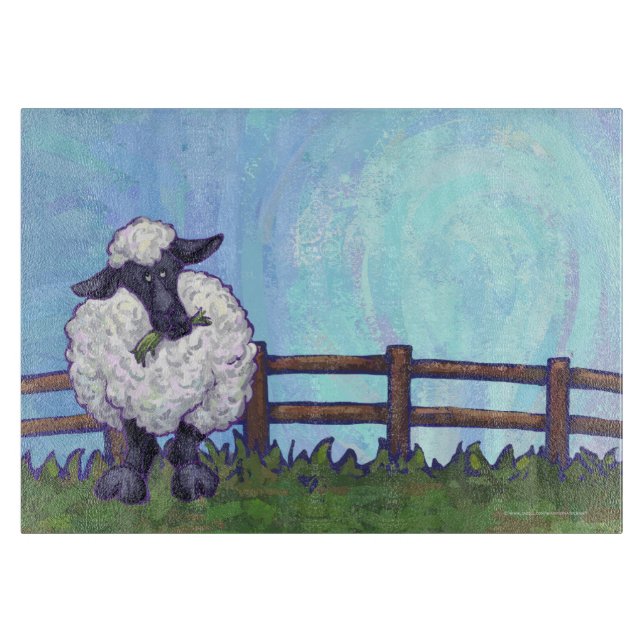 Schafgeschenke und -zubehör schneidebrett (Vorderseite)