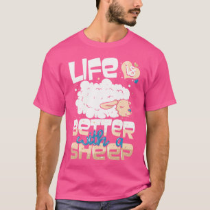 Schafhaltung Lamm-Zuchtschaf T-Shirt