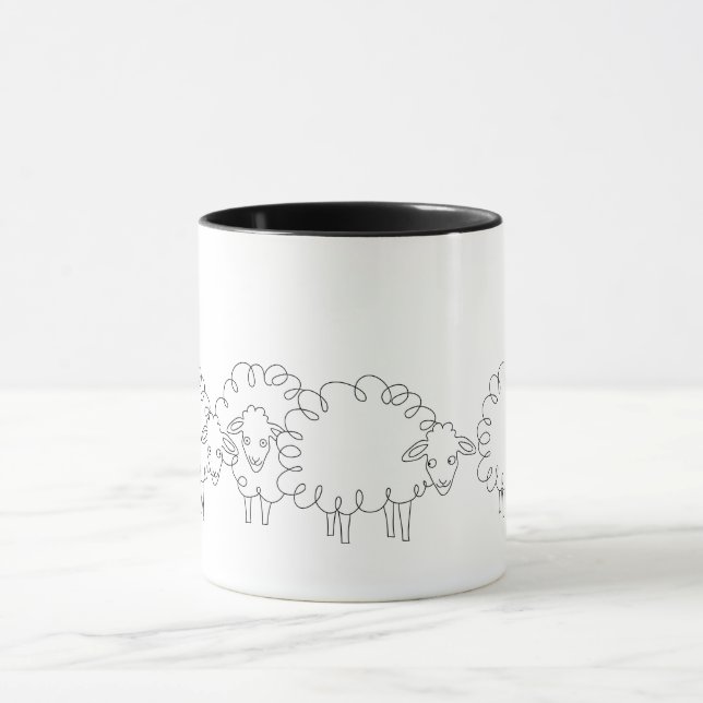 Schafherden-Tasse Tasse (Zentrum)