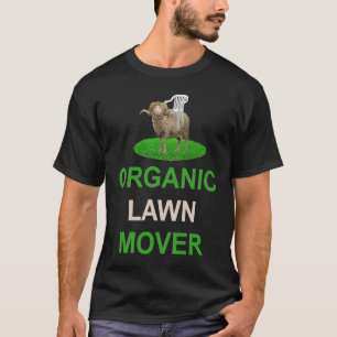 Schafhirte mit Bio Rasenmäher T-Shirt