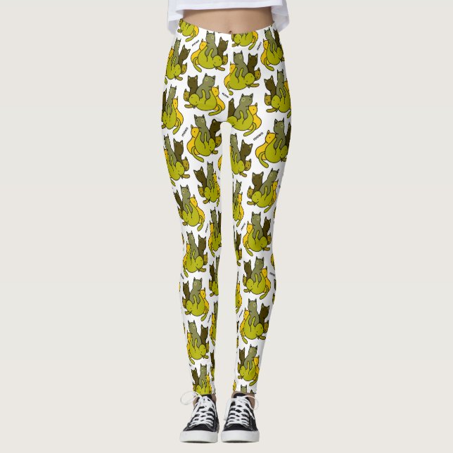 Schafkätzchen Leggings (Vorderseite)
