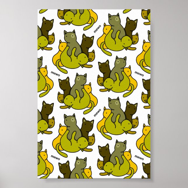 Schafkätzchen Poster (Vorne)