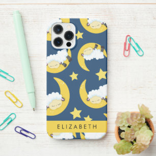 Schafmuster, schlafende Schafe, Mond, Ihr Name iPhone 12 Pro Hülle