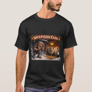 Schafpferch Klumpen Isländischer Yule Lad Postkart T-Shirt