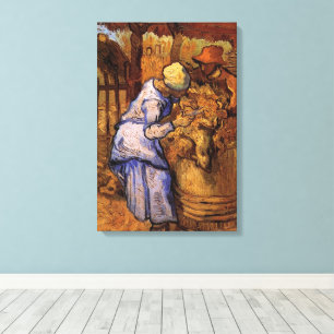 Schafscherer (nach Millet) von Vincent van Gogh Leinwanddruck