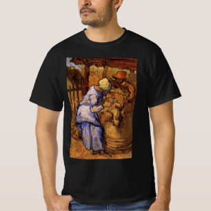 Schafschurer (nach Millet) von Vincent van Gogh T-Shirt