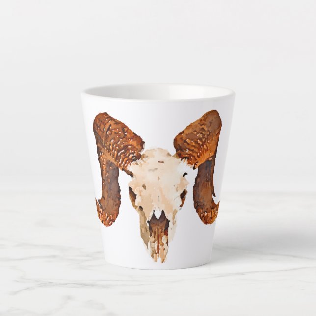 Schafsfleck-Tasse Milchtasse (Vorderseite)