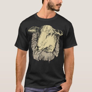 Schafskopf Flock Herder Homestead Bauer T-Shirt