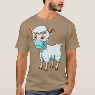 Schafsmaske Funny Sheep Weep Maske Sheep Lov T-Shirt