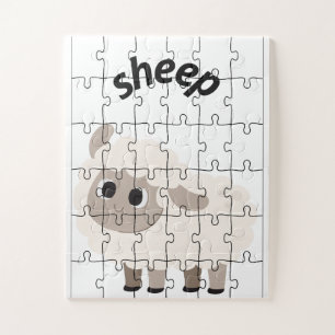 Schafspuzzle Puzzle