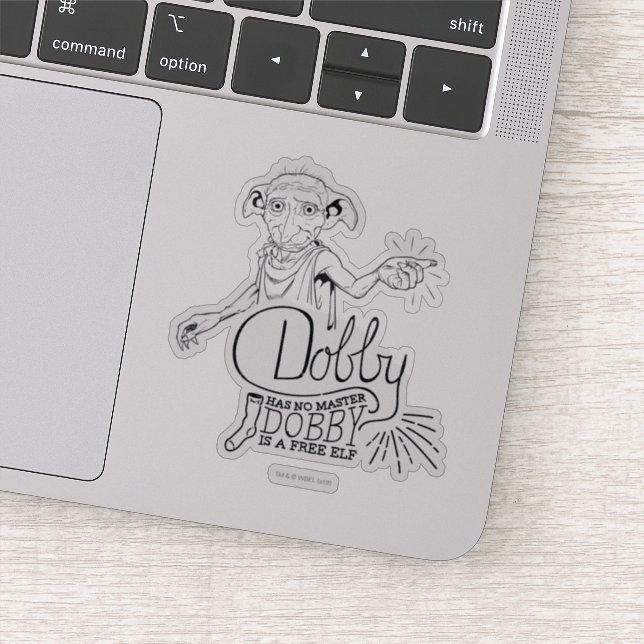 Schaftmaschine Harry Potters | hat keinen Meister Aufkleber (Detail)