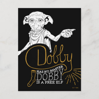 Schaftmaschine Harry Potters | hat keinen Meister Postkarte