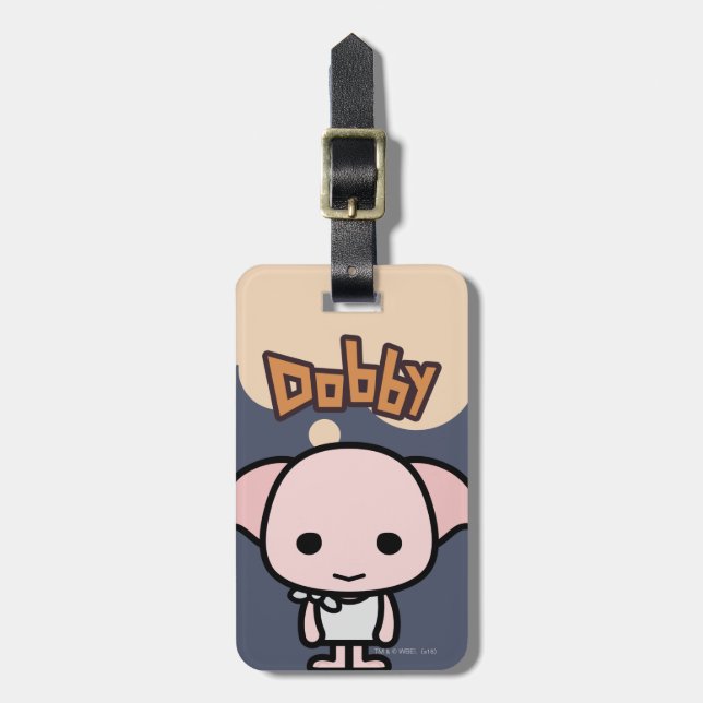 Schaftmaschinen-Cartoon-Charakter-Kunst Gepäckanhänger (Vorderseite vertikal)