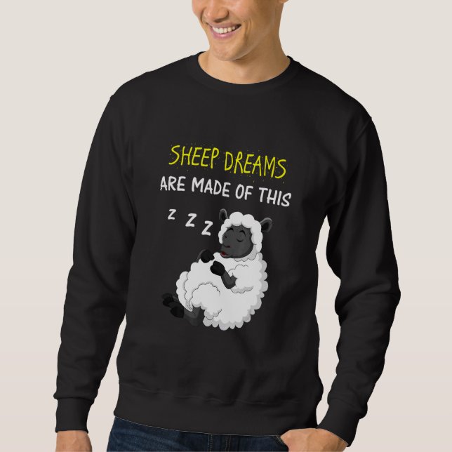 Schafträume sind aus diesem Schlafanzug gemacht Sweatshirt (Vorderseite)