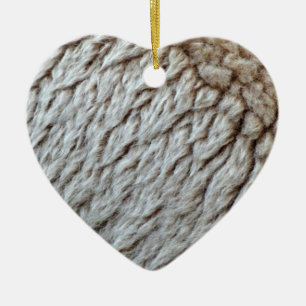 Schafwolle Abstrakte Natur Foto Keramik Ornament