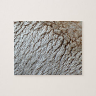 Schafwolle Abstrakte Natur Foto Puzzle