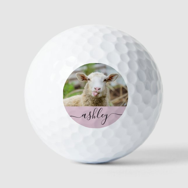 Schafzunge Golfball (Vorderseite)