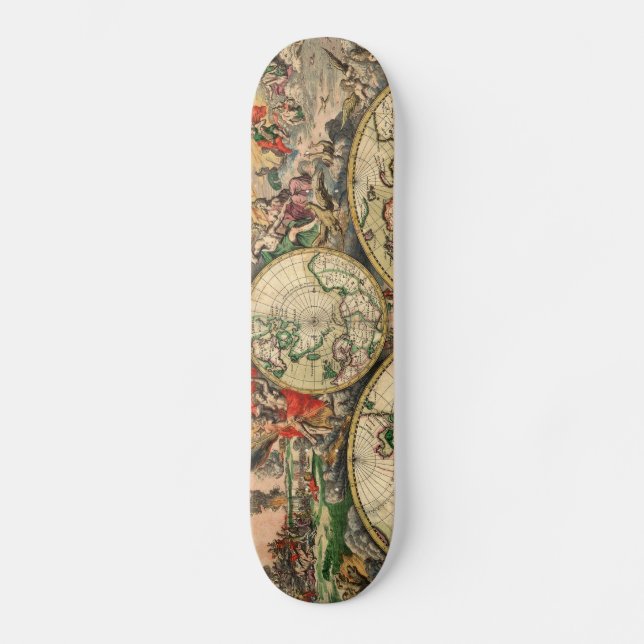 Schagen Welt (1/3 - Spitze) Skateboard (Vorderseite)