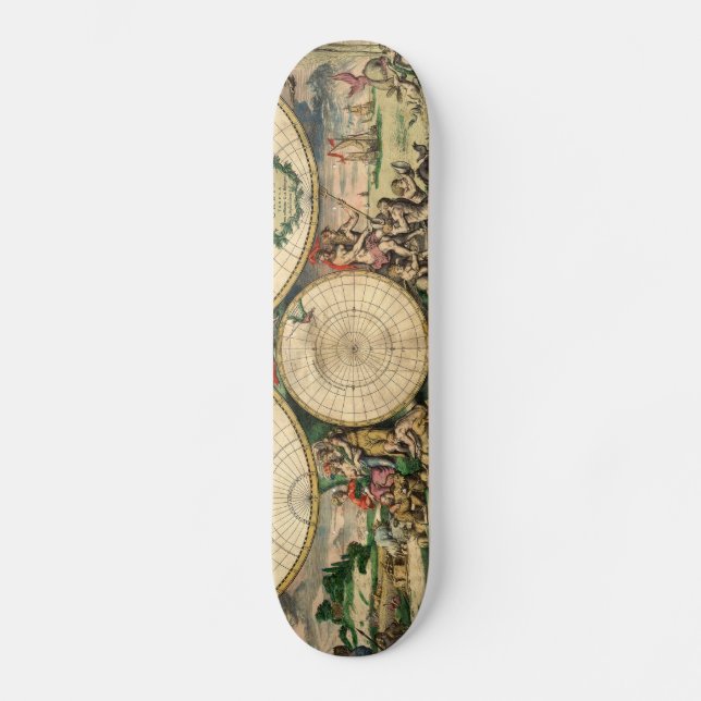 Schagen Welt (3/3 - Unterseite) Skateboard (Vorderseite)