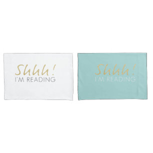Schah! Ich lese gerade Pillowcase-Set Kissenbezug