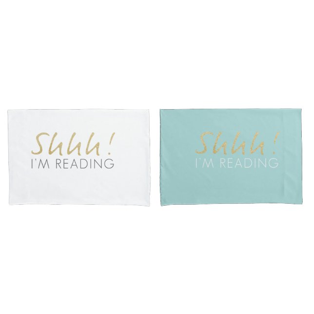 Schah! Ich lese gerade Pillowcase-Set Kissenbezug (Vorderseite-Set)