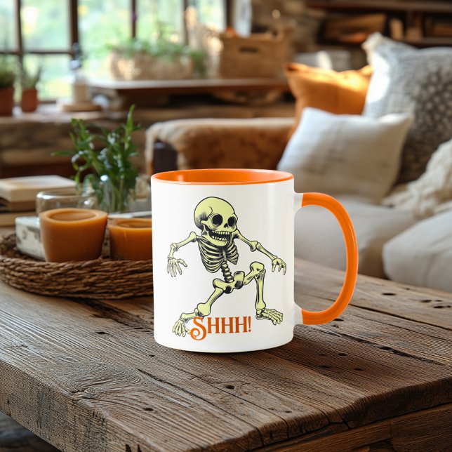 Schah! Skeletton-Tasse - Spaß und Sneaky Halloween Tasse (Von Creator hochgeladen)