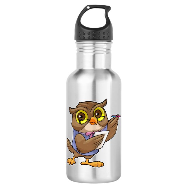 Schale als Sekretär mit Pen & Notiz Edelstahlflasche (Vorderseite)