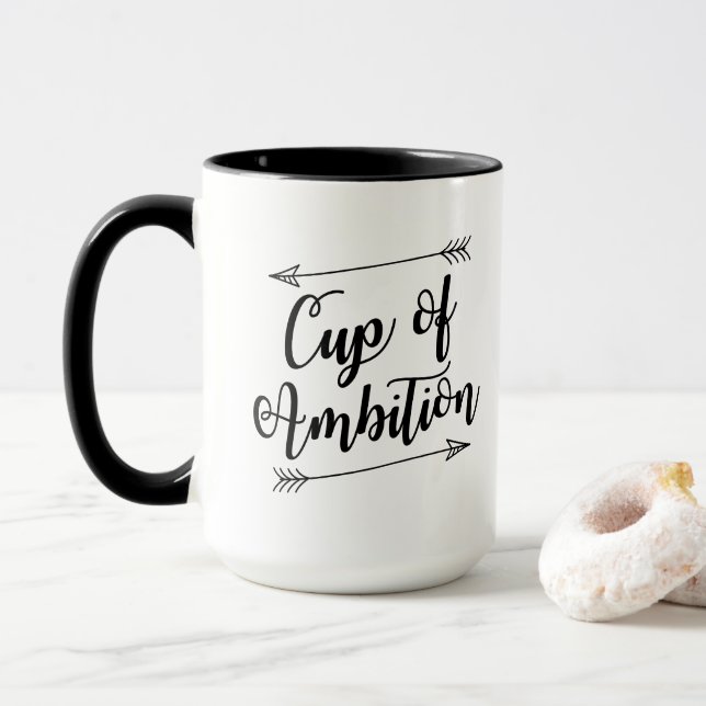 Schale der Ehrgeiz-Kaffee-Tasse Tasse (Mit Donut)